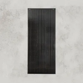 200W 12V Slimline Black Glass Solar Panel (20mm Frame)