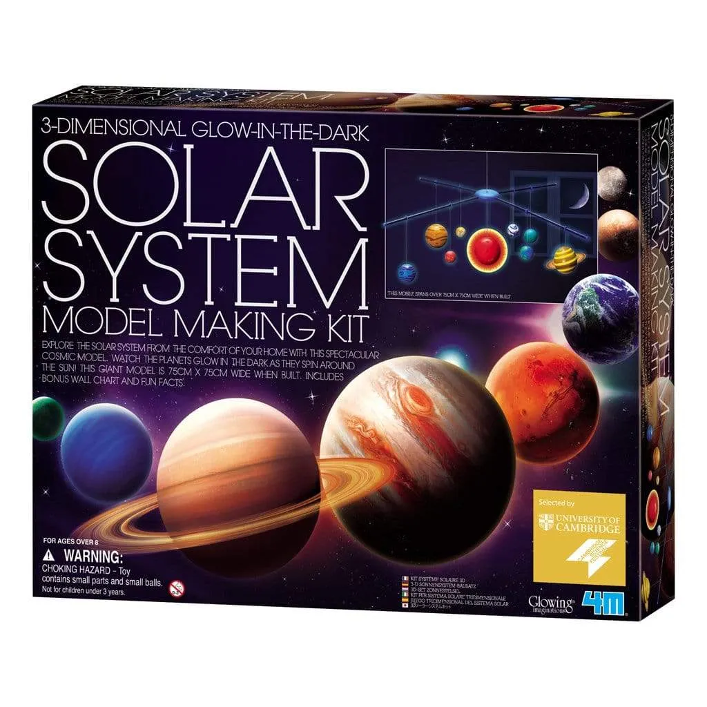 3D Glow Solar System Model Kit