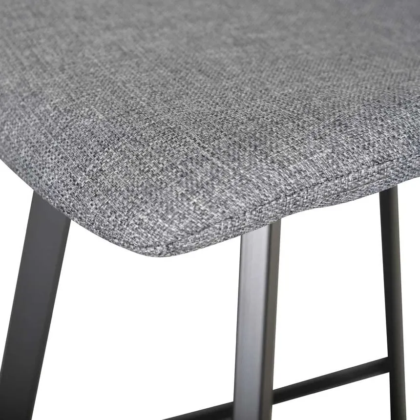 65cm Bar Stool - Dark Grey (Set of 2)