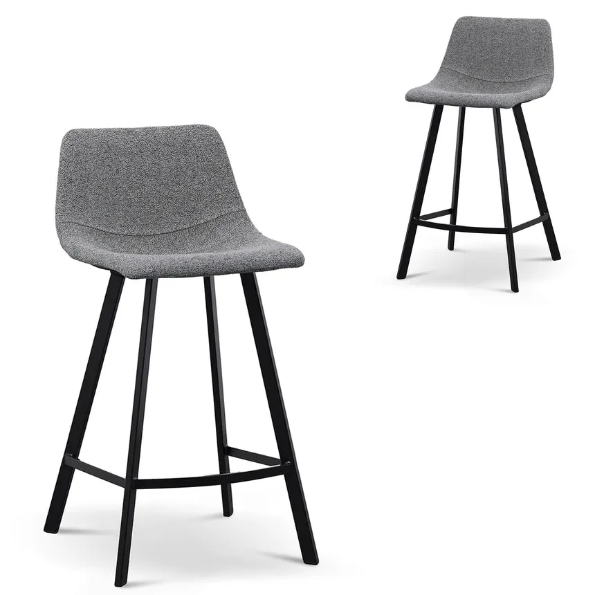 65cm Bar Stool - Spec Charcoal