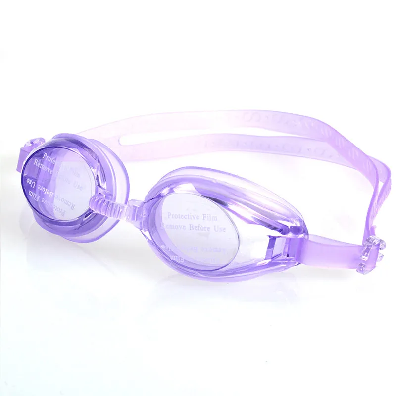 Adjustable Goggles Swimming Glasses Anti-Fog UV Protect Children Waterproof Silicone Mirrored Swim Eyewear