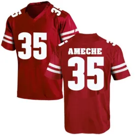 Alan Ameche Wisconsin Badgers College Football Throwback Jersey