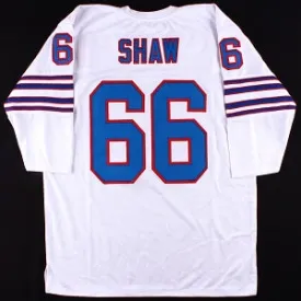 Billy Shaw Buffalo Bills Long Sleeve Vintage Style Throwback Football Jersey