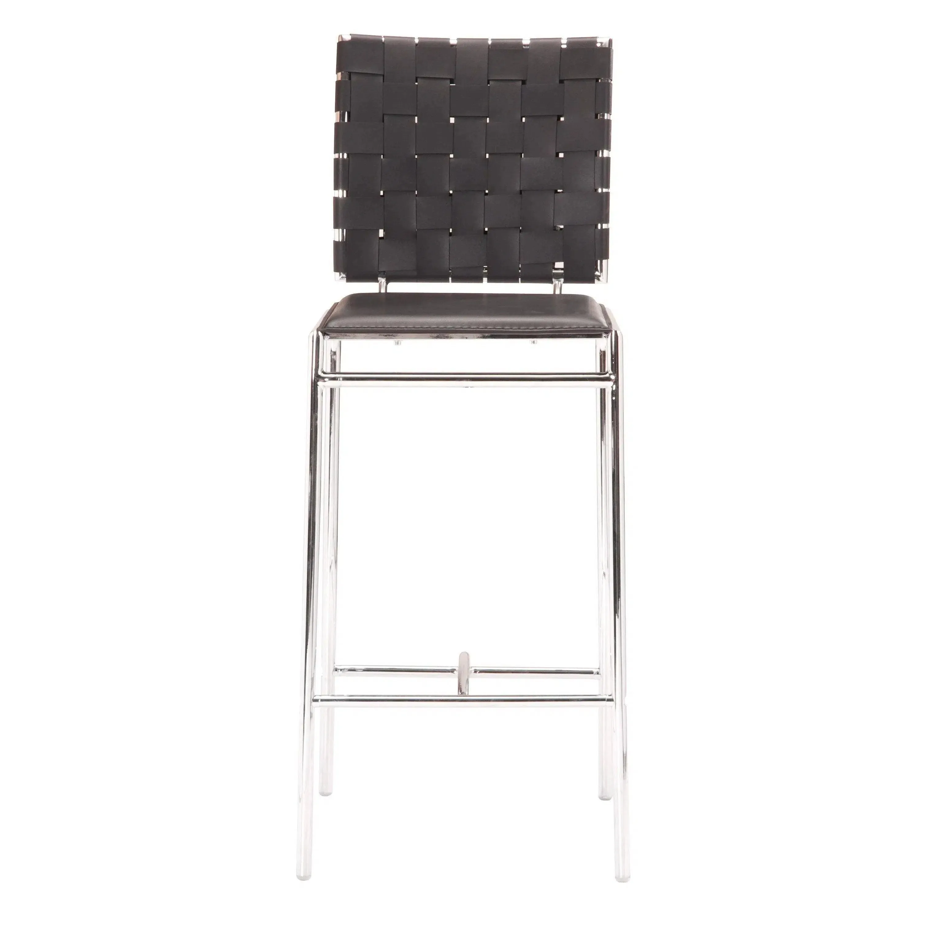 Criss Cross Counter Chair (Set of 2) Black