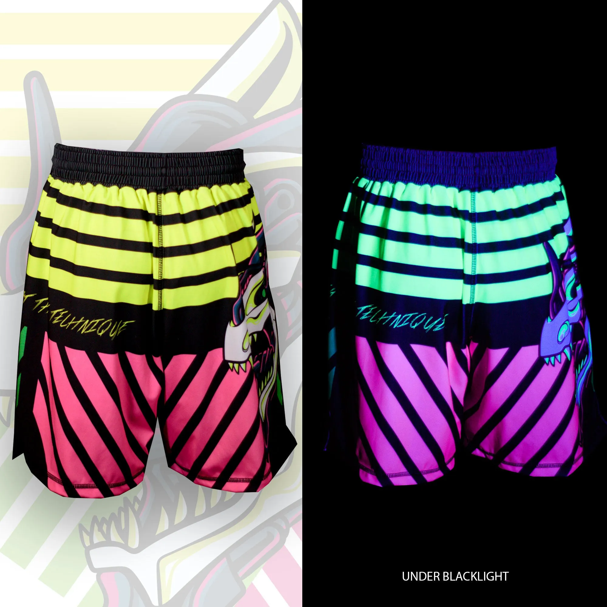 Cyber Dino Sport Shorts