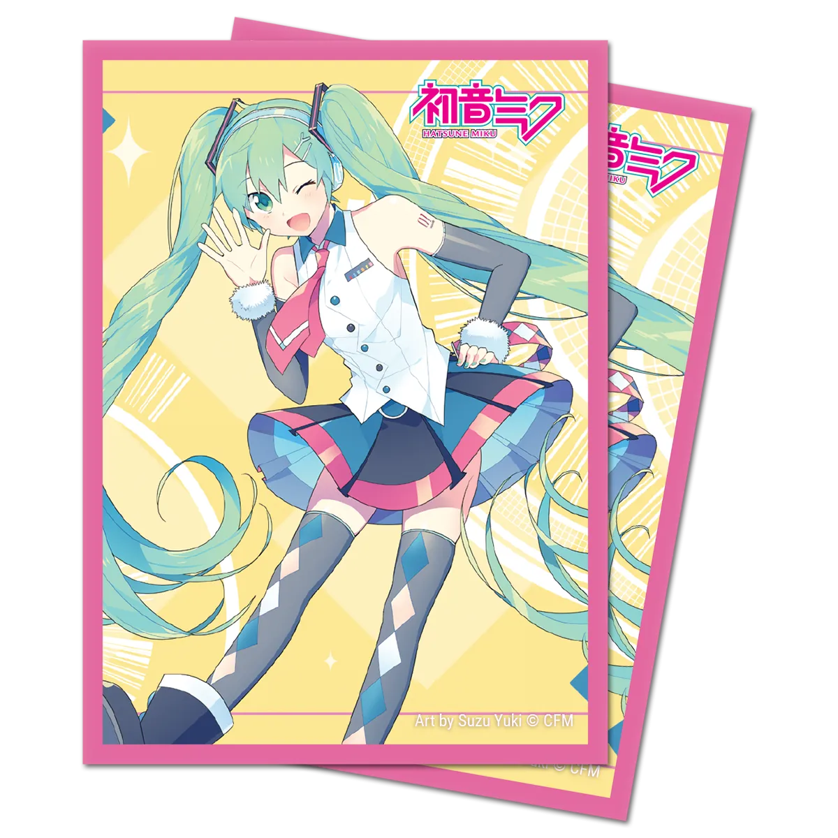 Digital Dreamland Diamond Delight Standard Deck Protector Sleeves (100ct) for Hatsune Miku