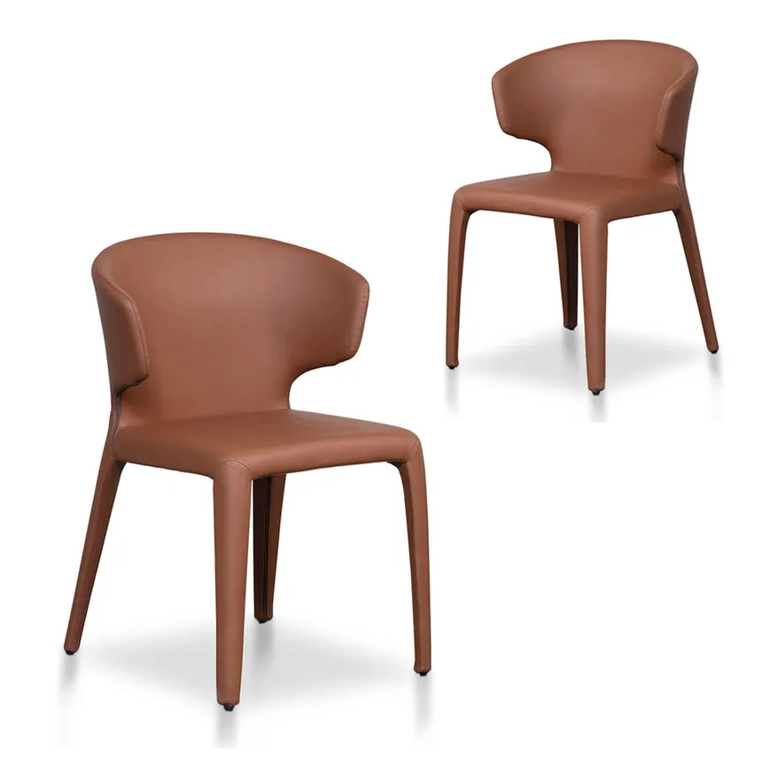 Dining Chair - Brown (Set of 2)