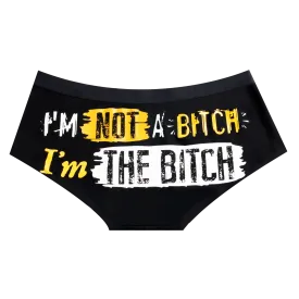 Dream Apparel I'M NOT A BITCH I'M THE BITCH Men's Underwear Boxer Low Rise Brief Underpants Shorts