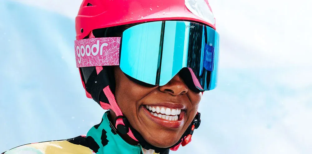 Goodr Snow G Snow Goggles - Bunny Slope Dropout