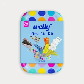 Kids First Aid Kit - Polka Dot 70CT