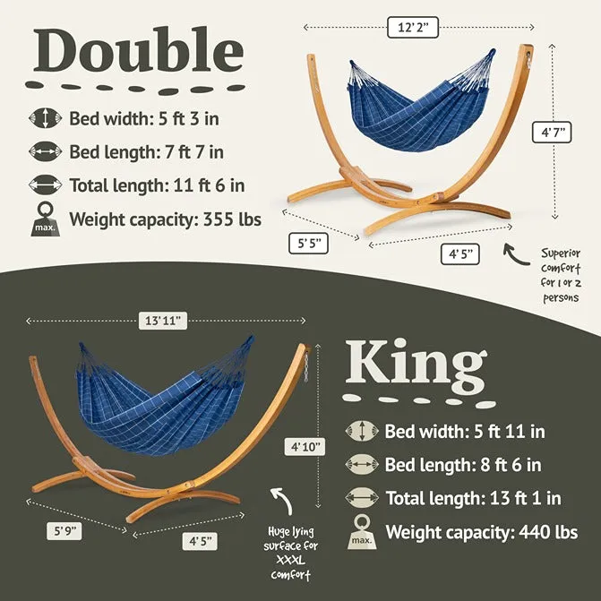 LA SIESTA Brisa Kingsize Classic Swing Hammock (W 180 cm)