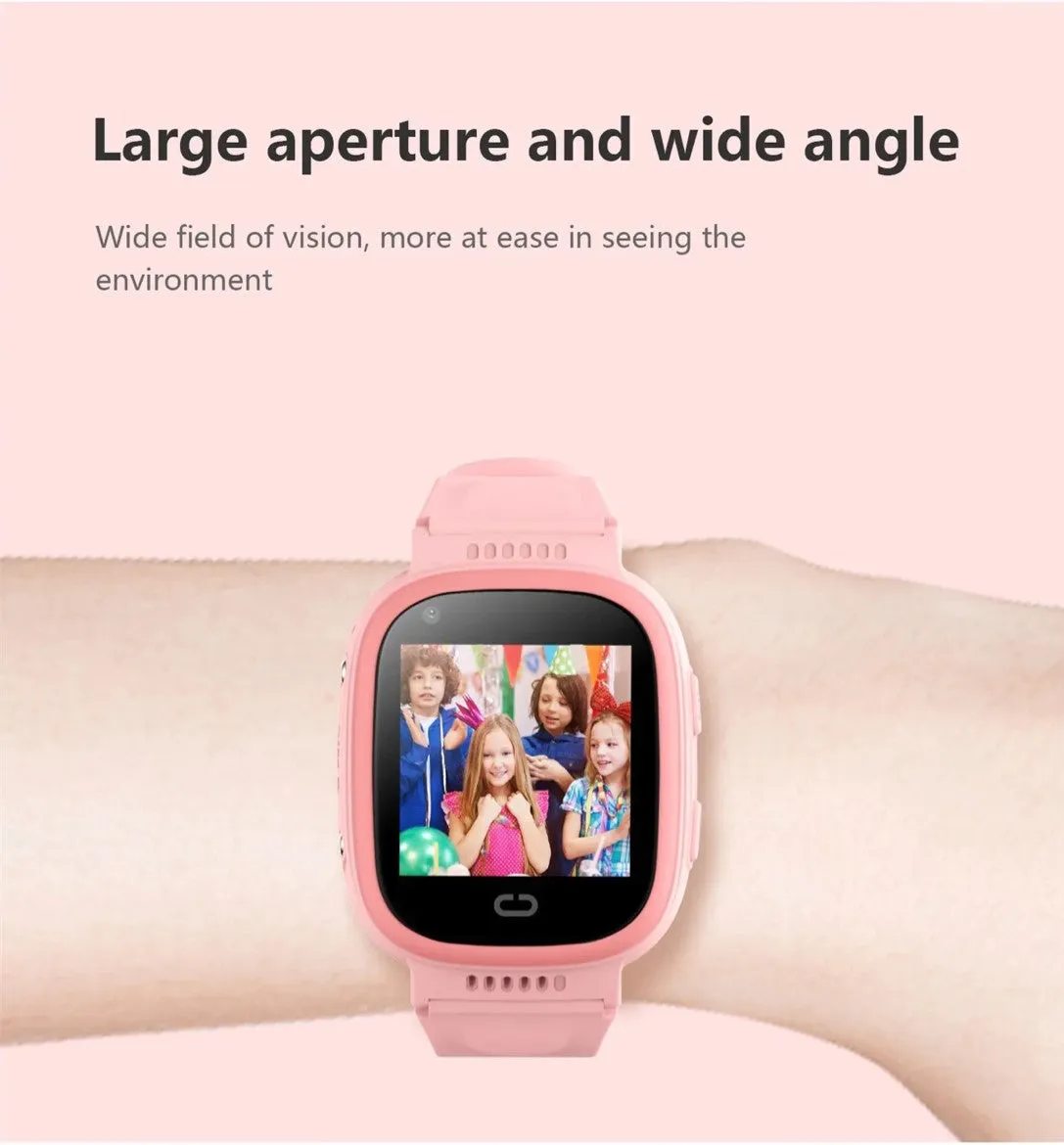 LT08 Kids Tracking GPS Smart Watch Pink