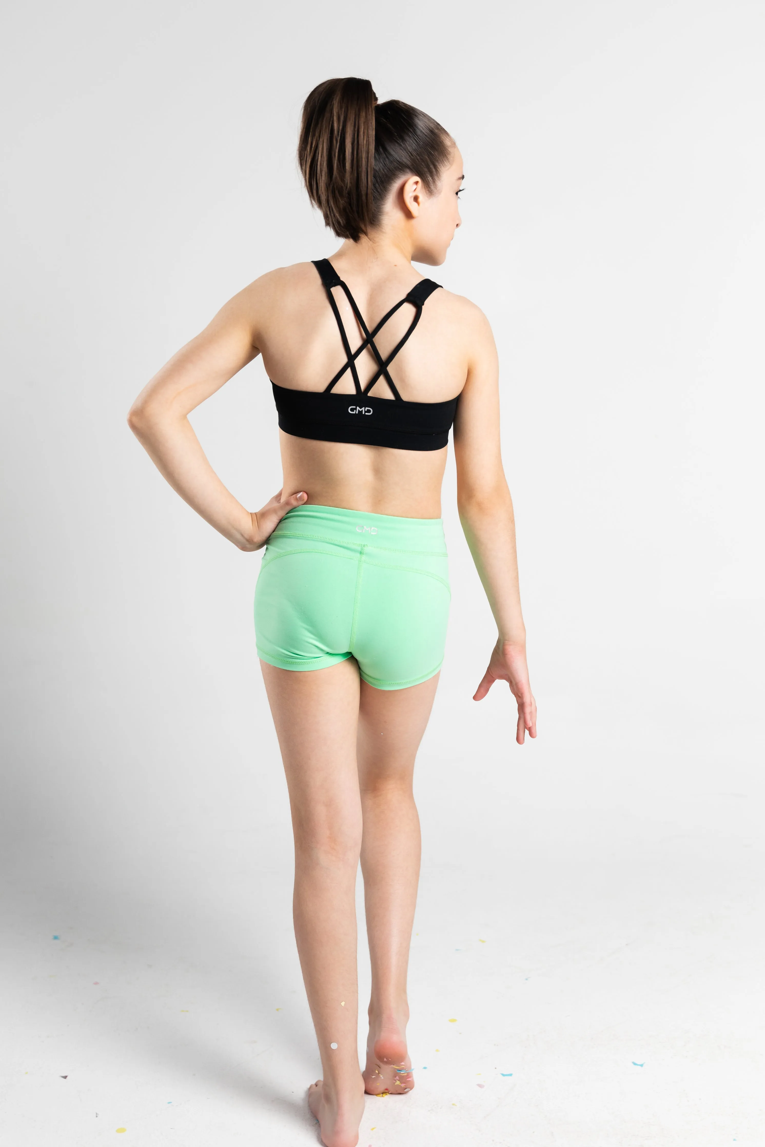 Luxe Lime Green Shorts- SALE