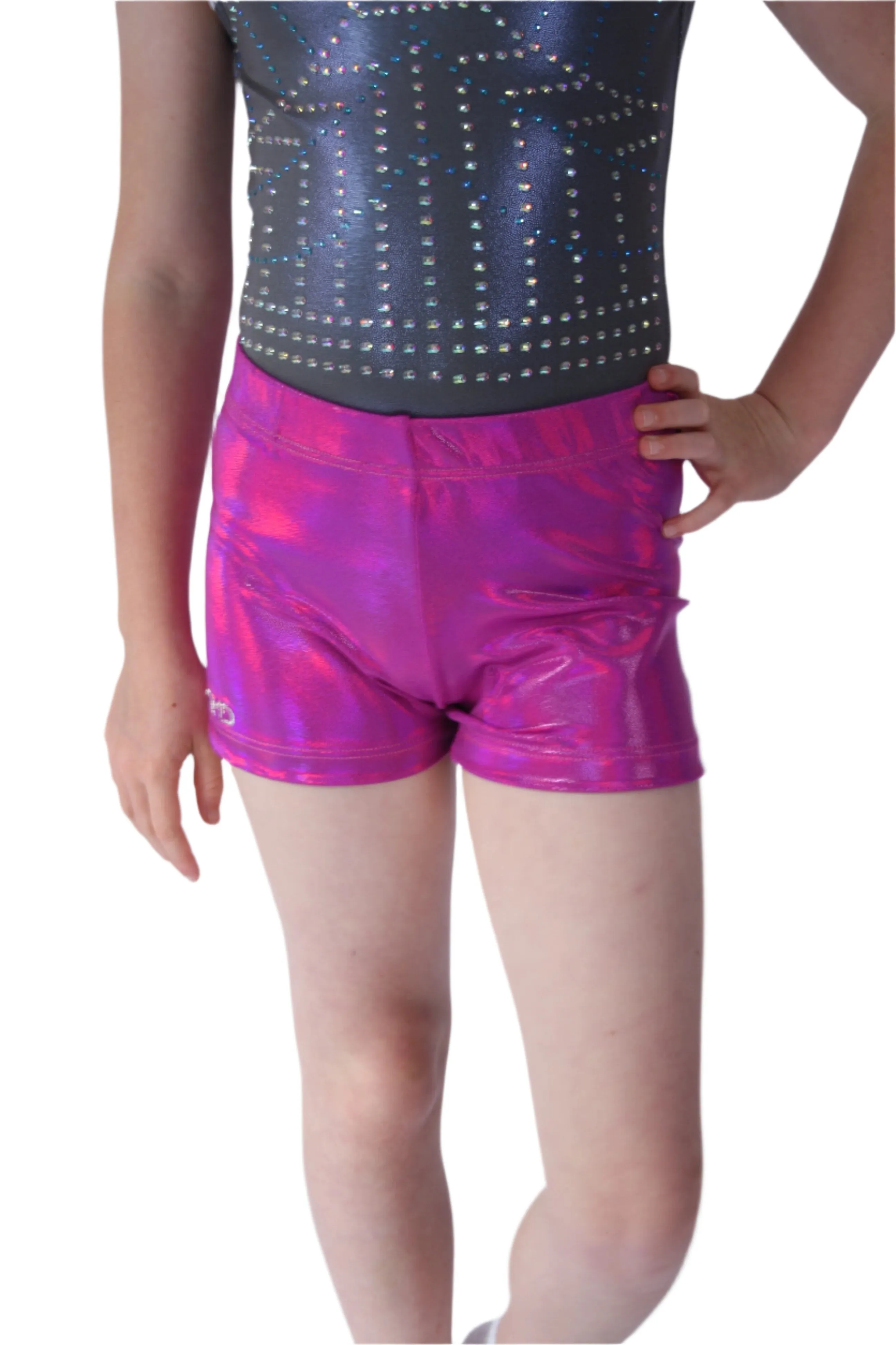 Magenta Holo Mystique Shorts