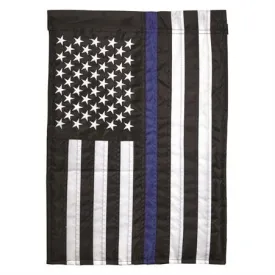 Magnolia Garden Flag - Thin Blue Line