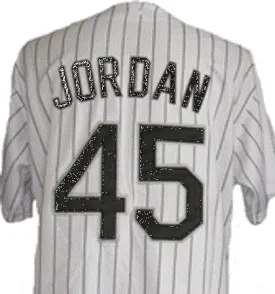 Michael Jordan Chicago White Sox Throwback Home Jersey