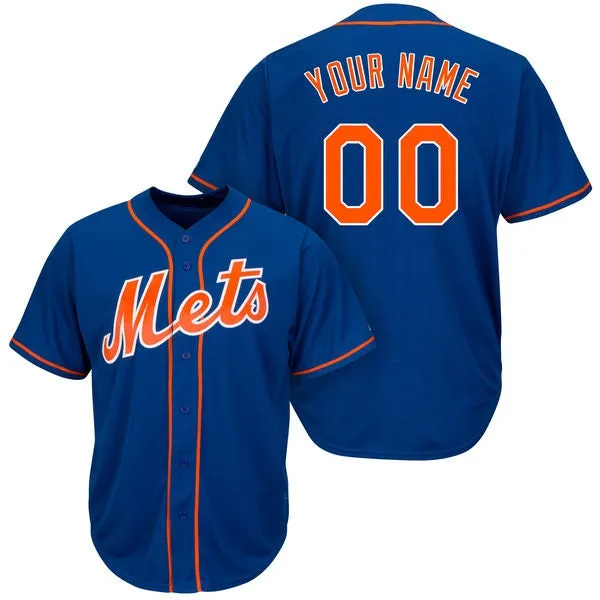 New York Mets Customizable Pro Style Baseball Jersey - 4 Styles Available