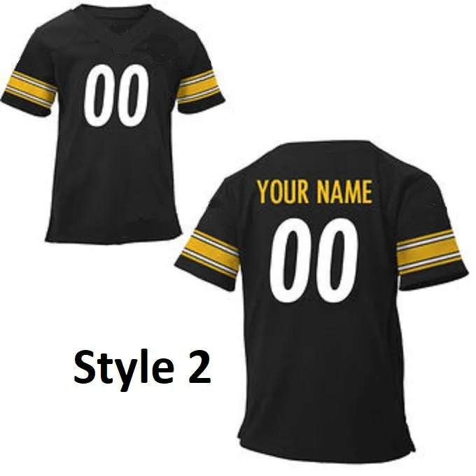 Pittsburgh Steelers Customizable Pro Style Football Jersey