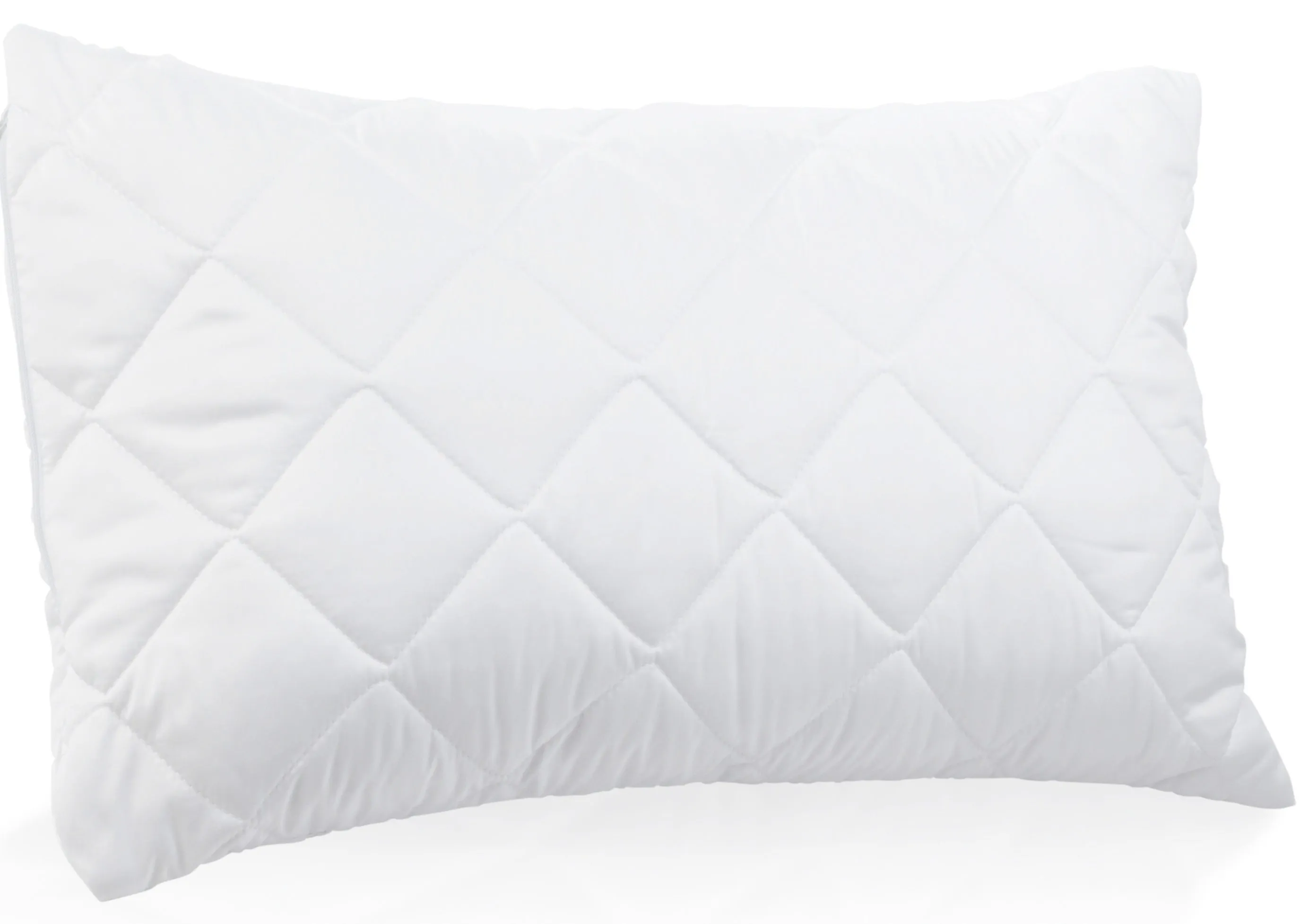 Quilted Pillow Protectors Pack of 2 Diamond Pattern 200 Tc Cover | 3 Sizes