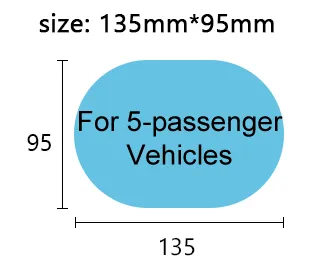 Rainproof film for Side Window and Rearview Mirror COMBO