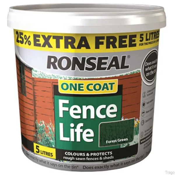 Ronseal One Coat Fence Life 5 Litre