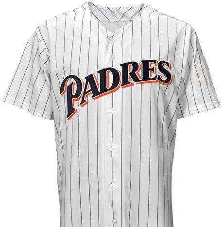 San Diego Padres Customizable Pro Style Baseball Jersey - 4 Styles Available