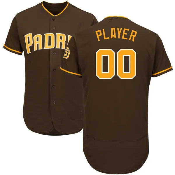 San Diego Padres Customizable Pro Style Baseball Jersey - 4 Styles Available