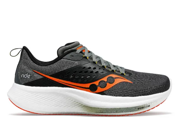 Saucony Ride 17 Mens Running Shoe (Shadow/Pepper)