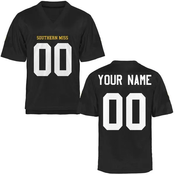 Southern Miss Golden Eagles Style Customizable College Jersey