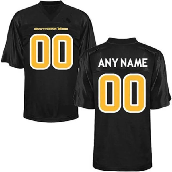 Southern Miss Golden Eagles Style Customizable College Jersey